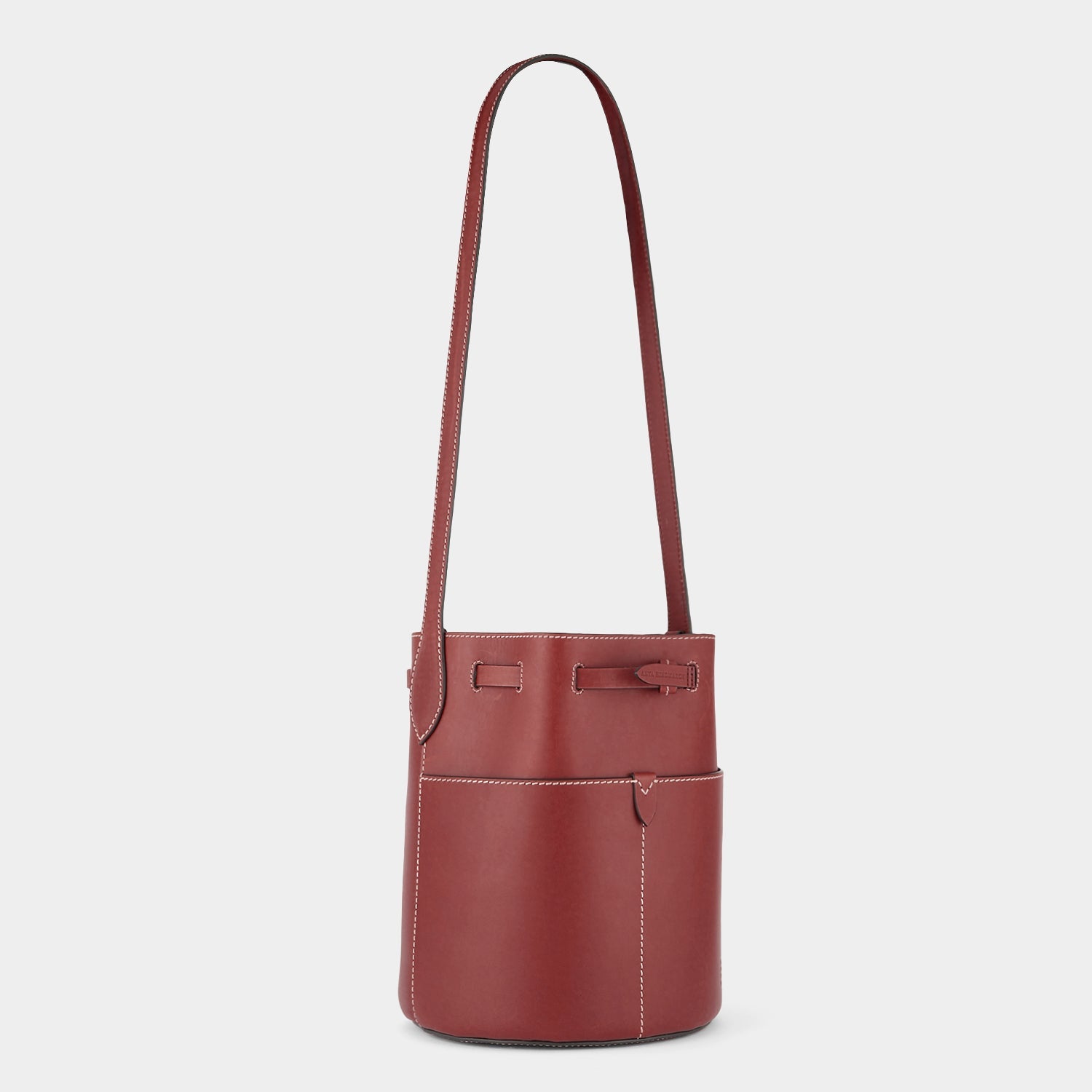 Return to Nature Small Bucket Bag -

          
            Compostable Leather in Rosewood -
          

          Anya Hindmarch US
