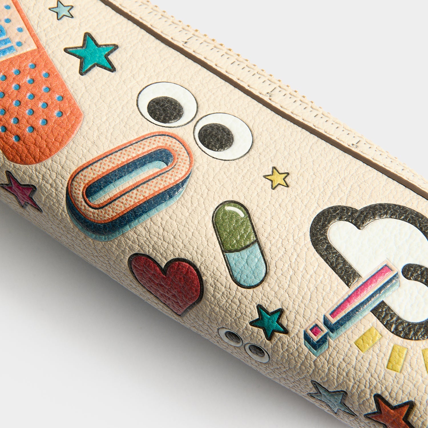 ANYA HINDMARCHピクセルアート ステッカー インベーダー All Over Stickers Pencil Case | Anya Hindmarch US
