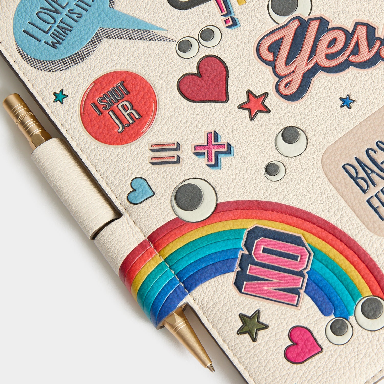All Over Stickers A5 Journal | Anya Hindmarch US