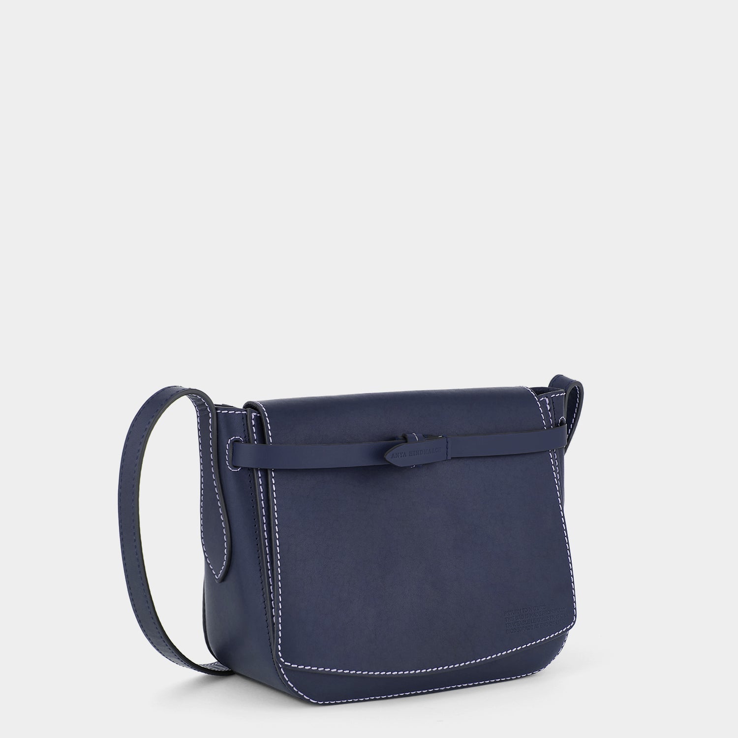 Return to Nature Cross-body -

          
            Compostable Leather in Marine -
          

          Anya Hindmarch US
