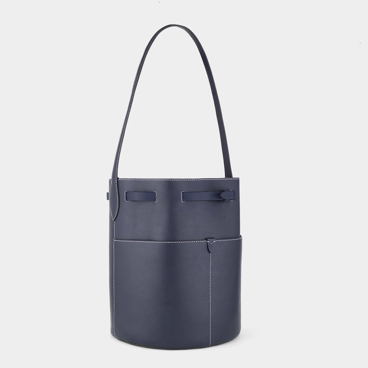 Return to Nature Bucket Bag -

          
            Compostable Leather in Marine -
          

          Anya Hindmarch US
