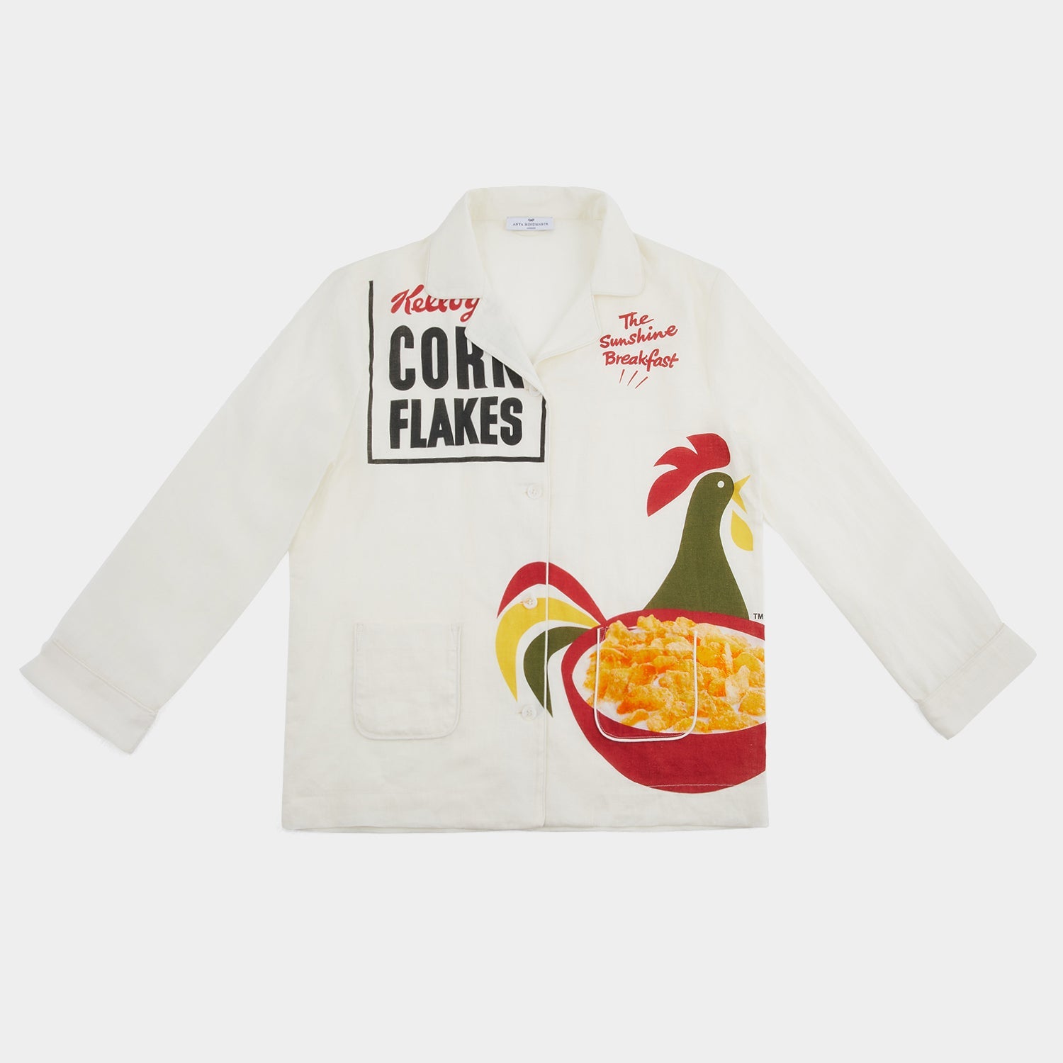 Anya Brands Corn Flakes Pyjamas -

          
            Linen in Chalk -
          

          Anya Hindmarch US
