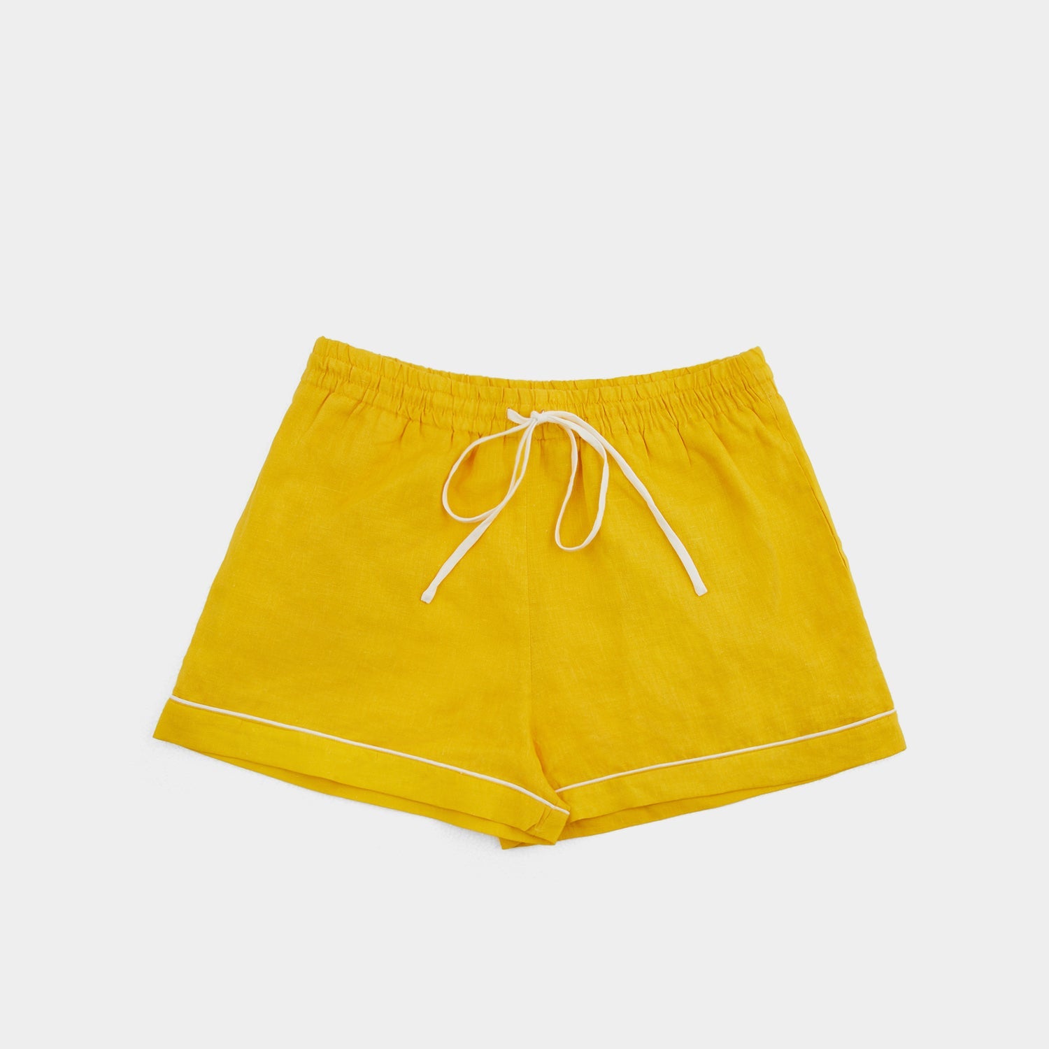 Anya Brands Coco Pops Short Pyjamas -

          
            Linen in Yellow -
          

          Anya Hindmarch US
