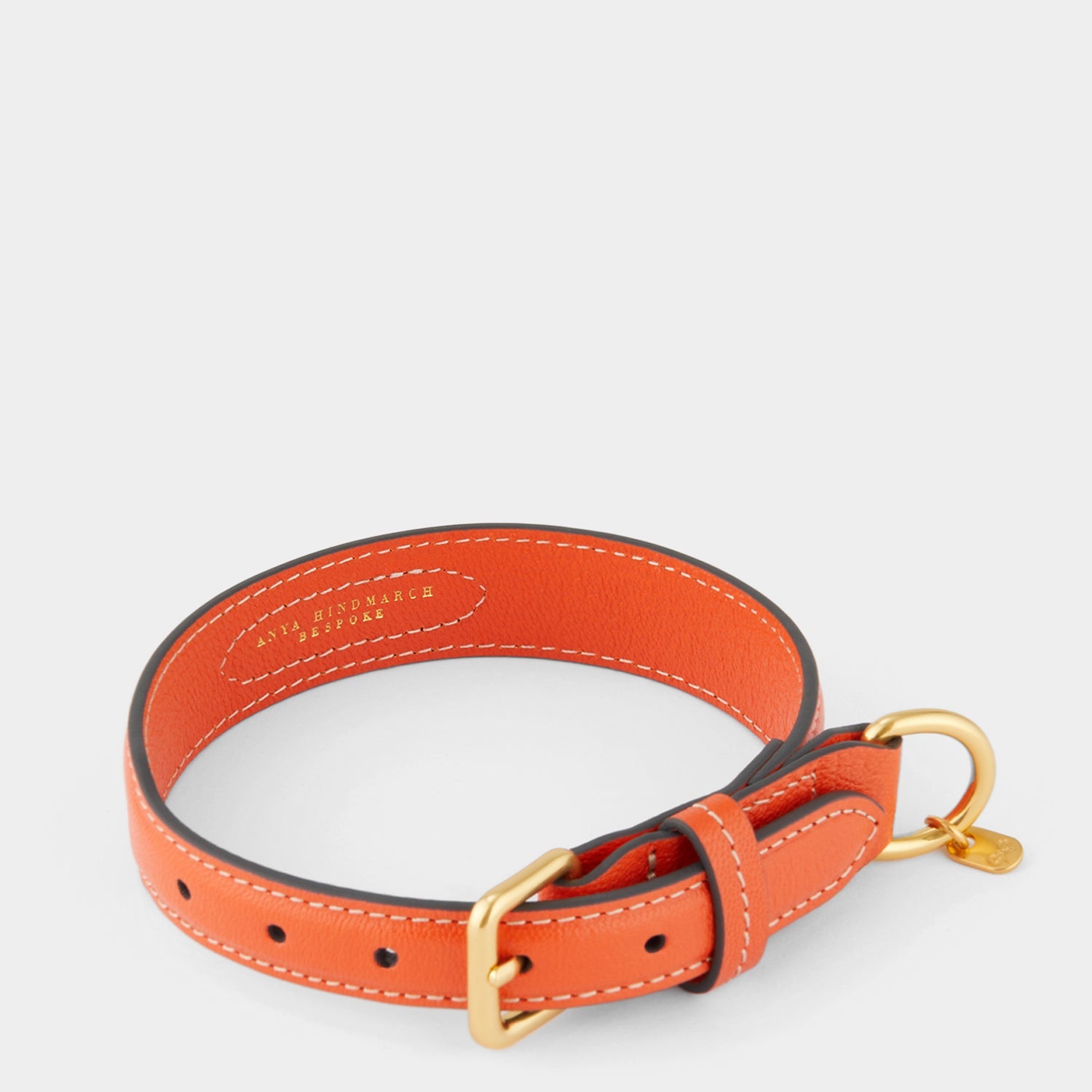 Small Dog Collar -

          
            Capra Leather in Clementine -
          

          Anya Hindmarch US
