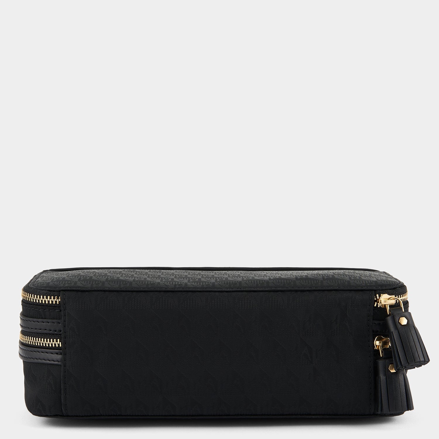 Logo Make-Up Pouch -

          
            Jacquard Nylon in Black -
          

          Anya Hindmarch US
