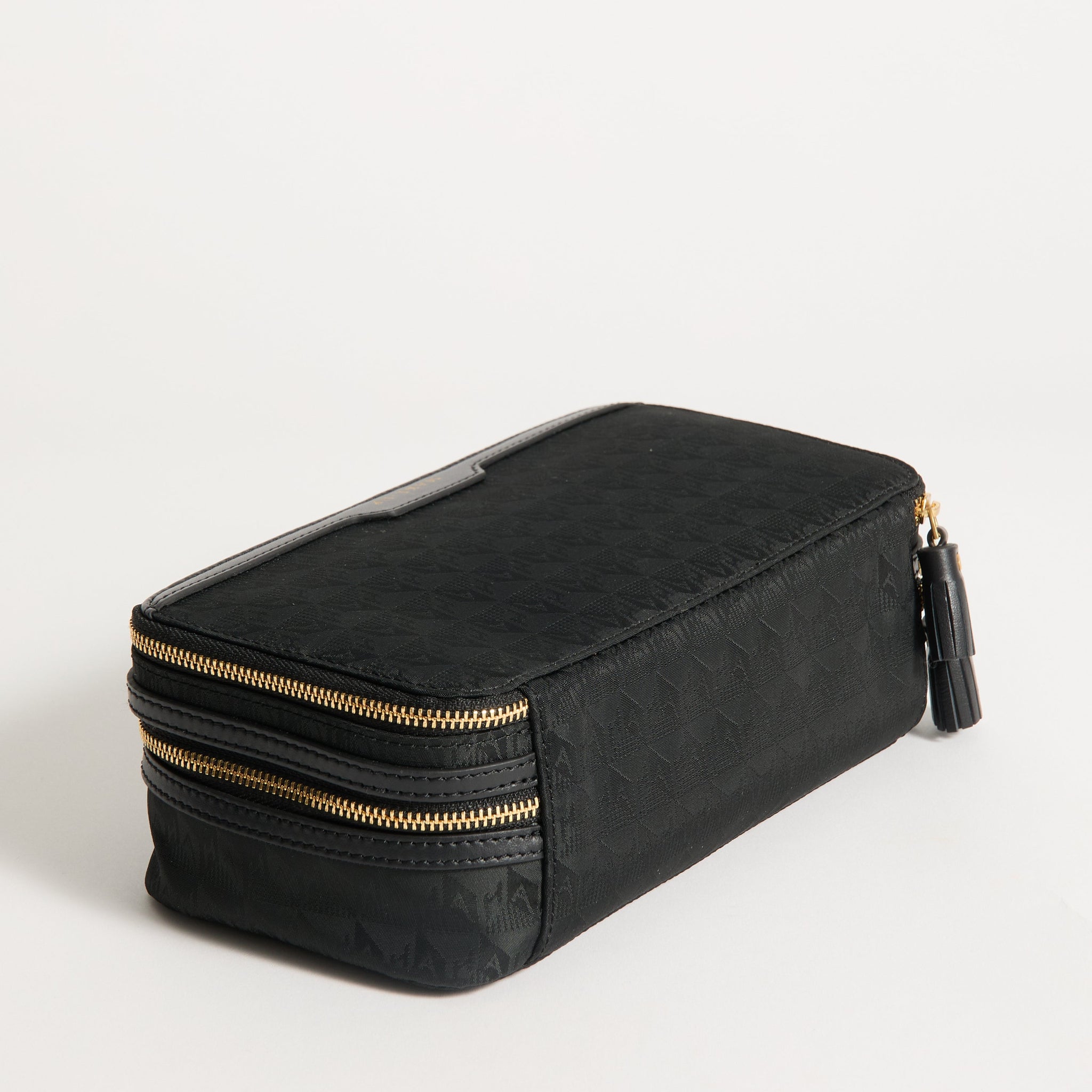 Logo Make-Up Pouch -

          
            Jacquard Nylon in Black -
          

          Anya Hindmarch US
