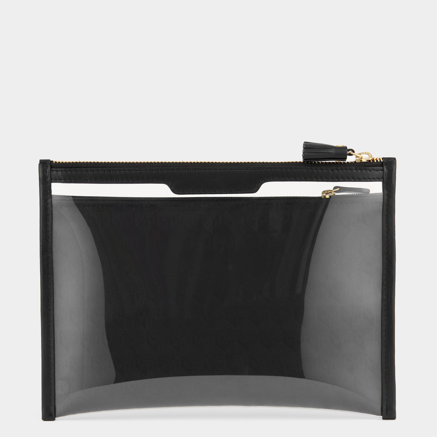 Logo Safe Deposit Case -

          
            Jacquard Nylon in Black -
          

          Anya Hindmarch US
