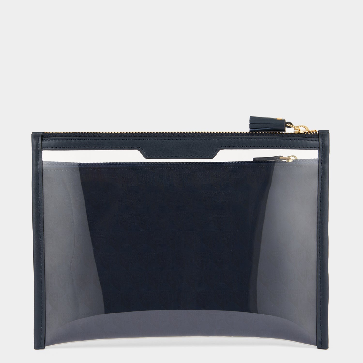 Logo Safe Deposit Case -

          
            Jacquard Nylon in Marine -
          

          Anya Hindmarch US
