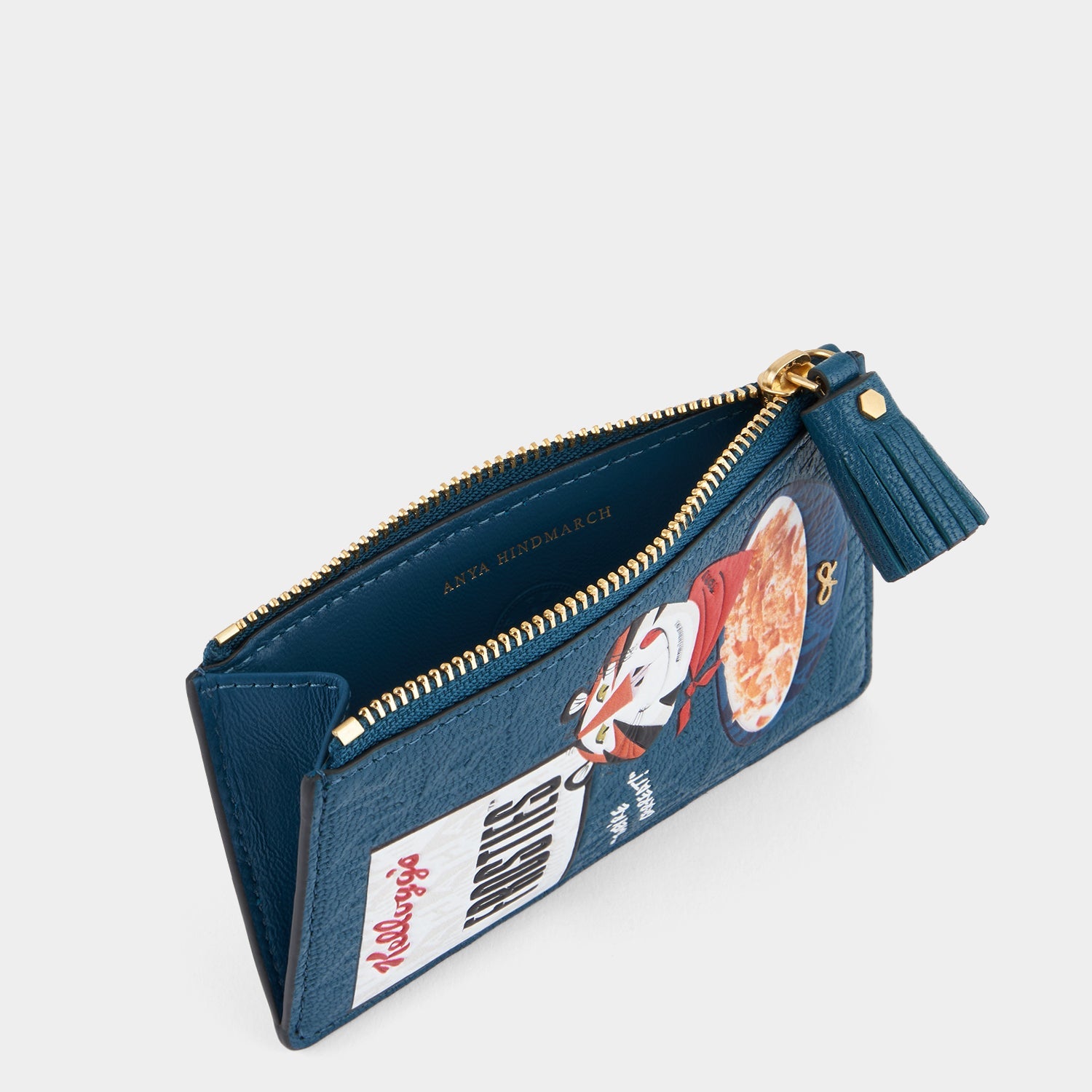 Anya Brands Frosties Zip Card Case -

                  
                    Capra Leather in Light Petrol -
                  

                  Anya Hindmarch US

