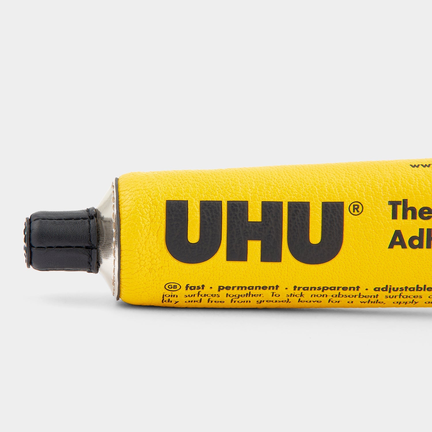 Anya Brands UHU Pencil Case -

                  
                    Capra Leather in Yellow -
                  

                  Anya Hindmarch US
