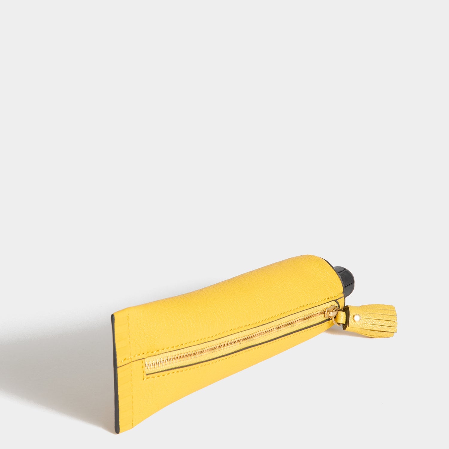 Anya Brands UHU Pencil Case -

          
            Capra Leather in Yellow -
          

          Anya Hindmarch US
