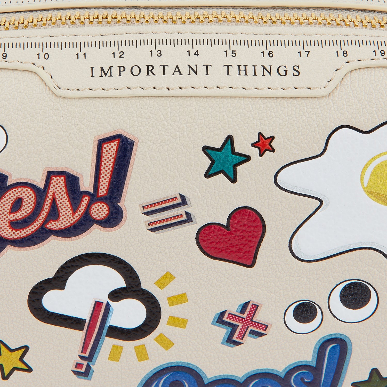 All Over Stickers Important Things -

                  
                    Shiny Capra Leather in Chalk -
                  

                  Anya Hindmarch US
