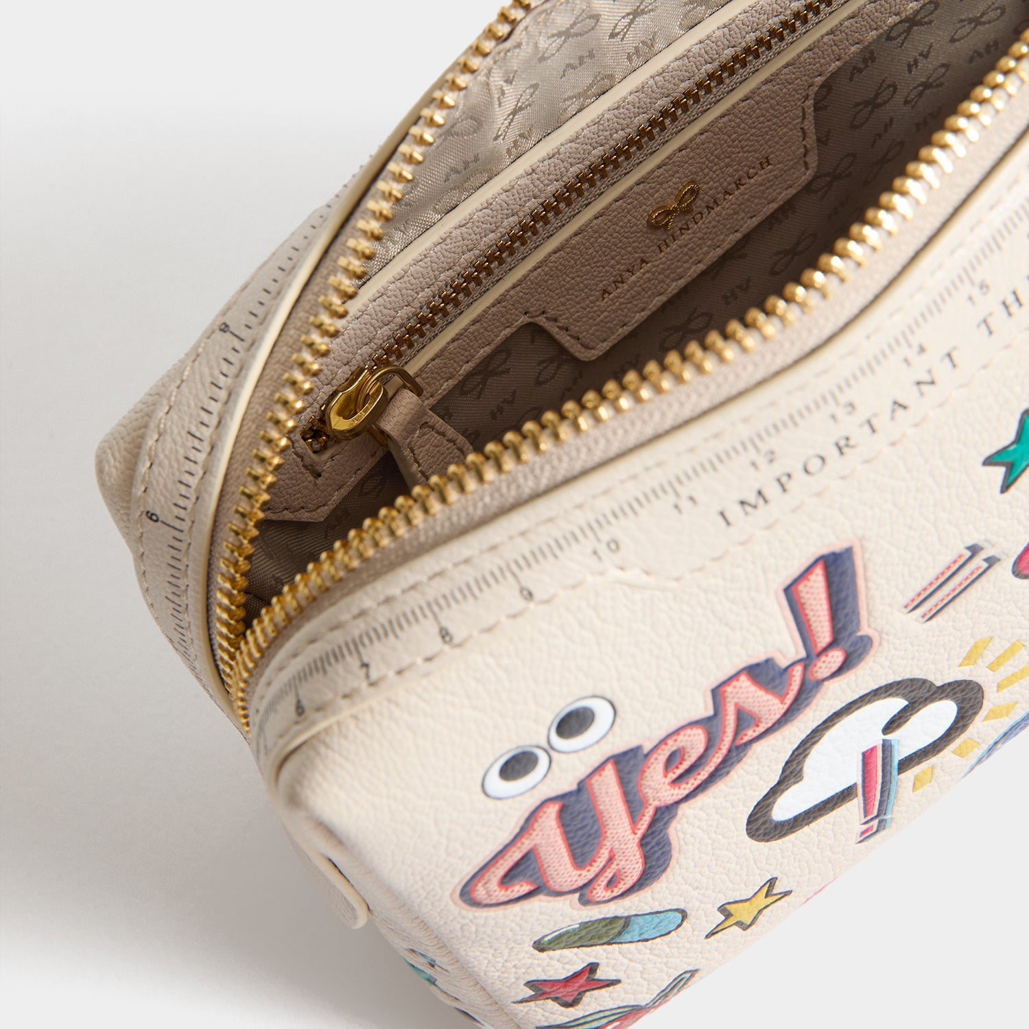 All Over Stickers Important Things -

          
            Shiny Capra Leather in Chalk -
          

          Anya Hindmarch US
