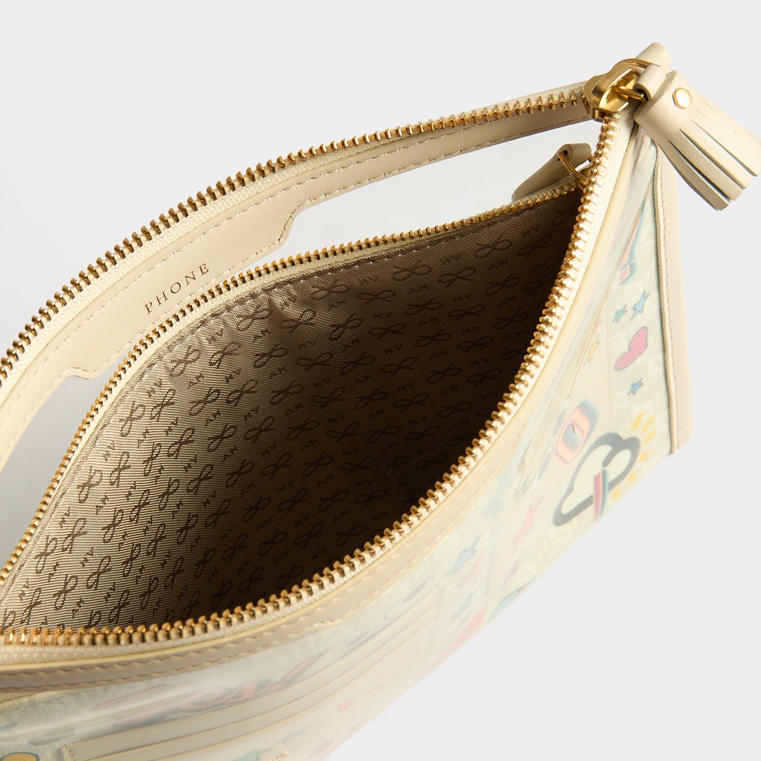 All Over Stickers Safe Deposit Case | Anya Hindmarch US