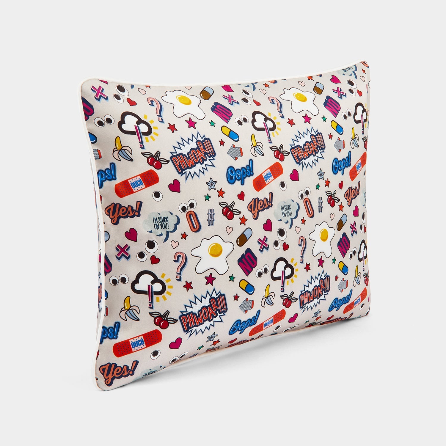 All Over Stickers Pillow -

                  
                    Silk in Chalk -
                  

                  Anya Hindmarch US
