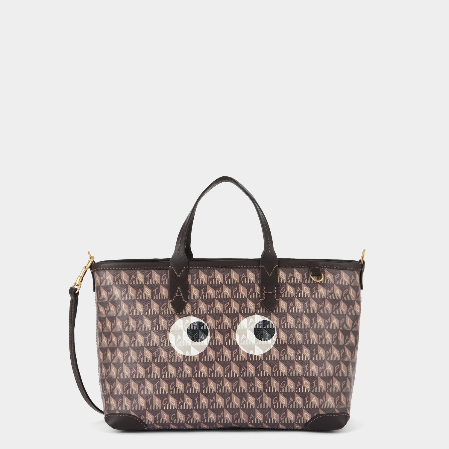 I Am A Plastic Bag XS Eyes Tote -

                  
                    Recycled Canvas in Truffle -
                  

                  Anya Hindmarch US
