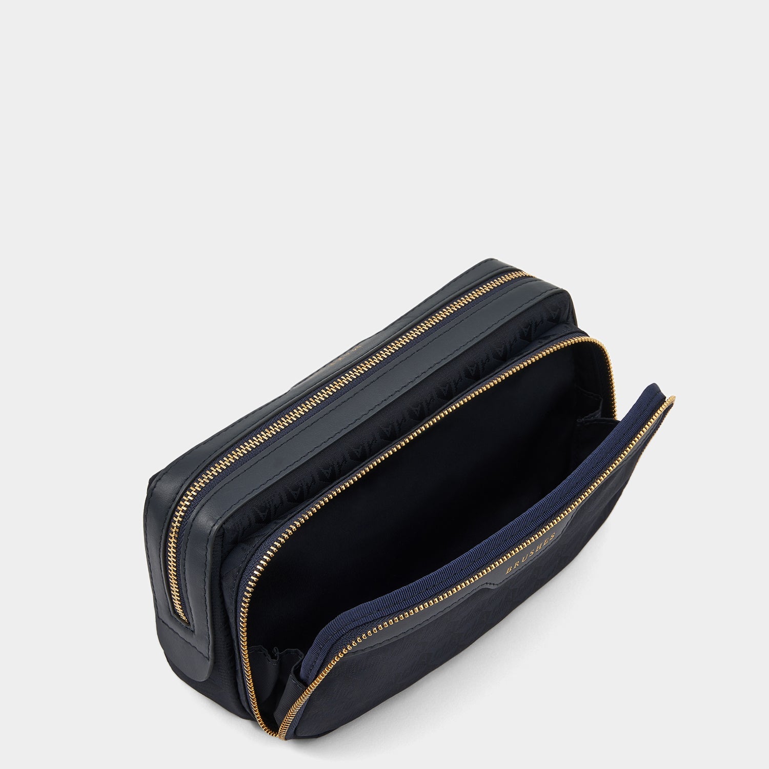 Logo Small Make-Up Pouch -

          
            Jacquard Nylon in Marine -
          

          Anya Hindmarch US
