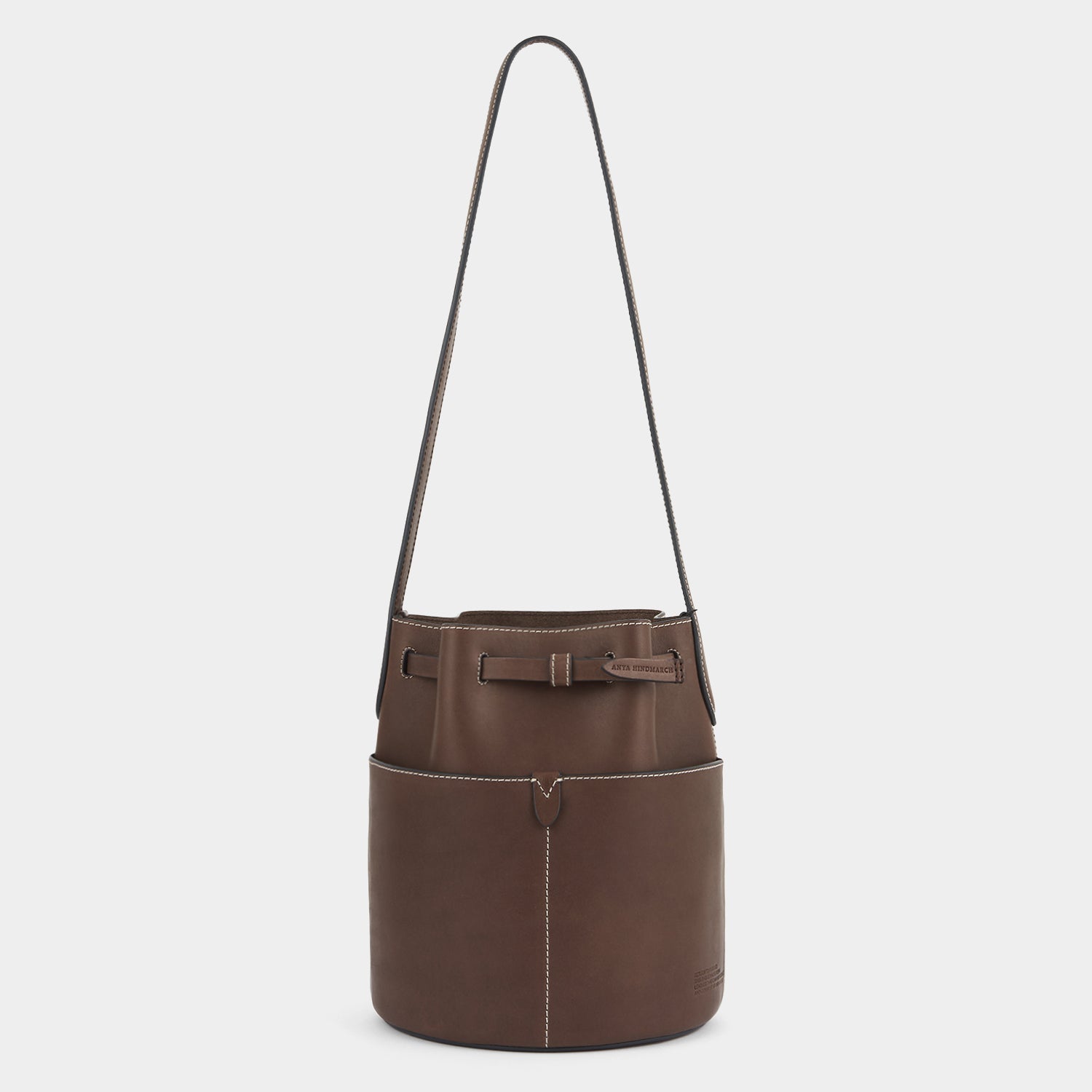 Return to Nature Small Bucket Bag -

          
            Compostable Leather in Truffle -
          

          Anya Hindmarch US
