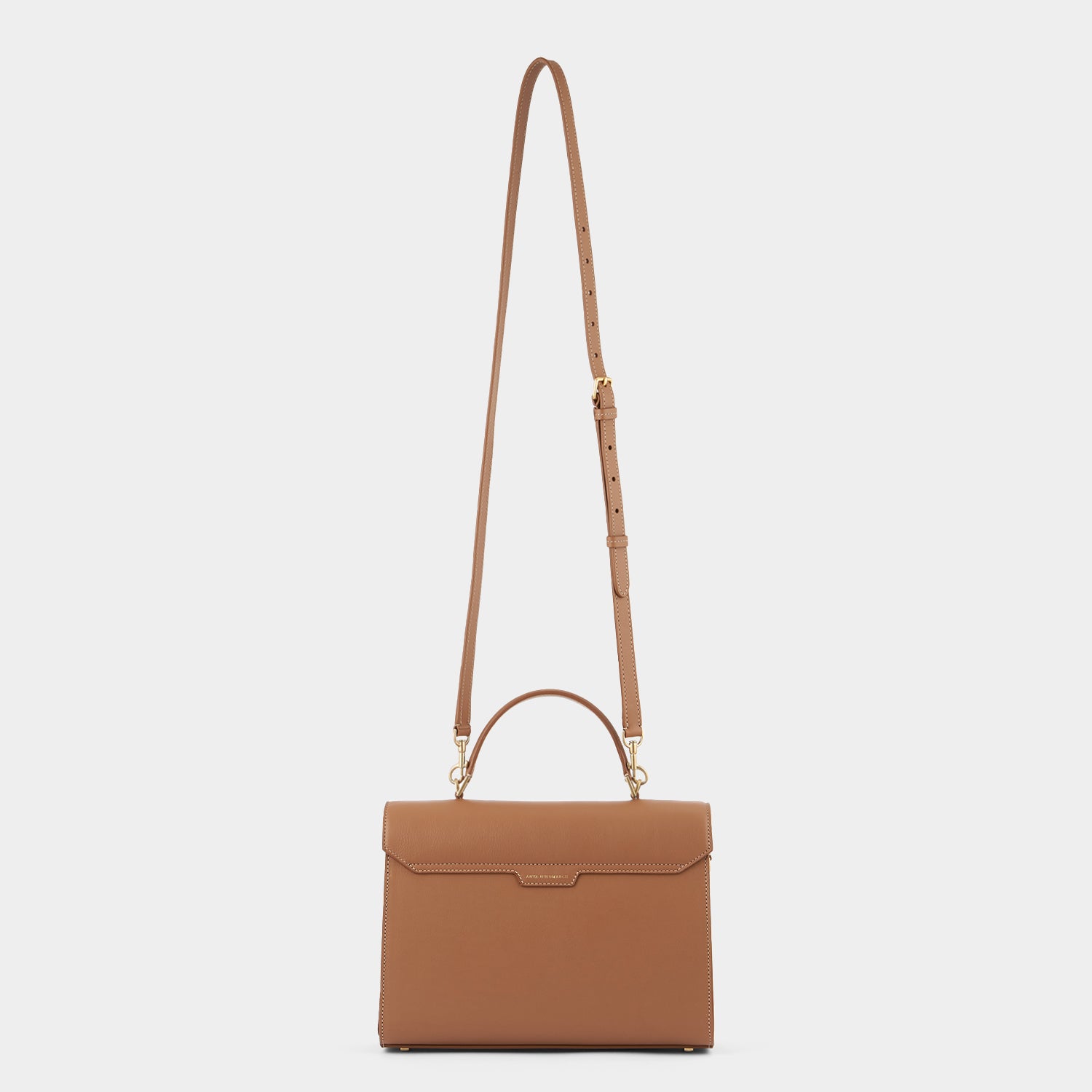 Mortimer Top Handle -

          
            Calf Leather in Pecan -
          

          Anya Hindmarch US
