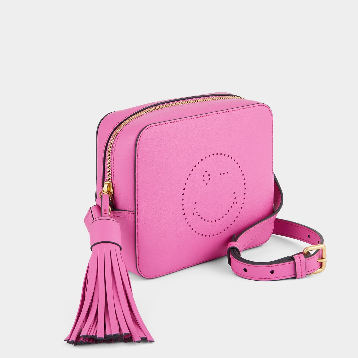 Wink Cross-body -

                  
                    Calf Leather in Bubblegum -
                  

                  Anya Hindmarch US
