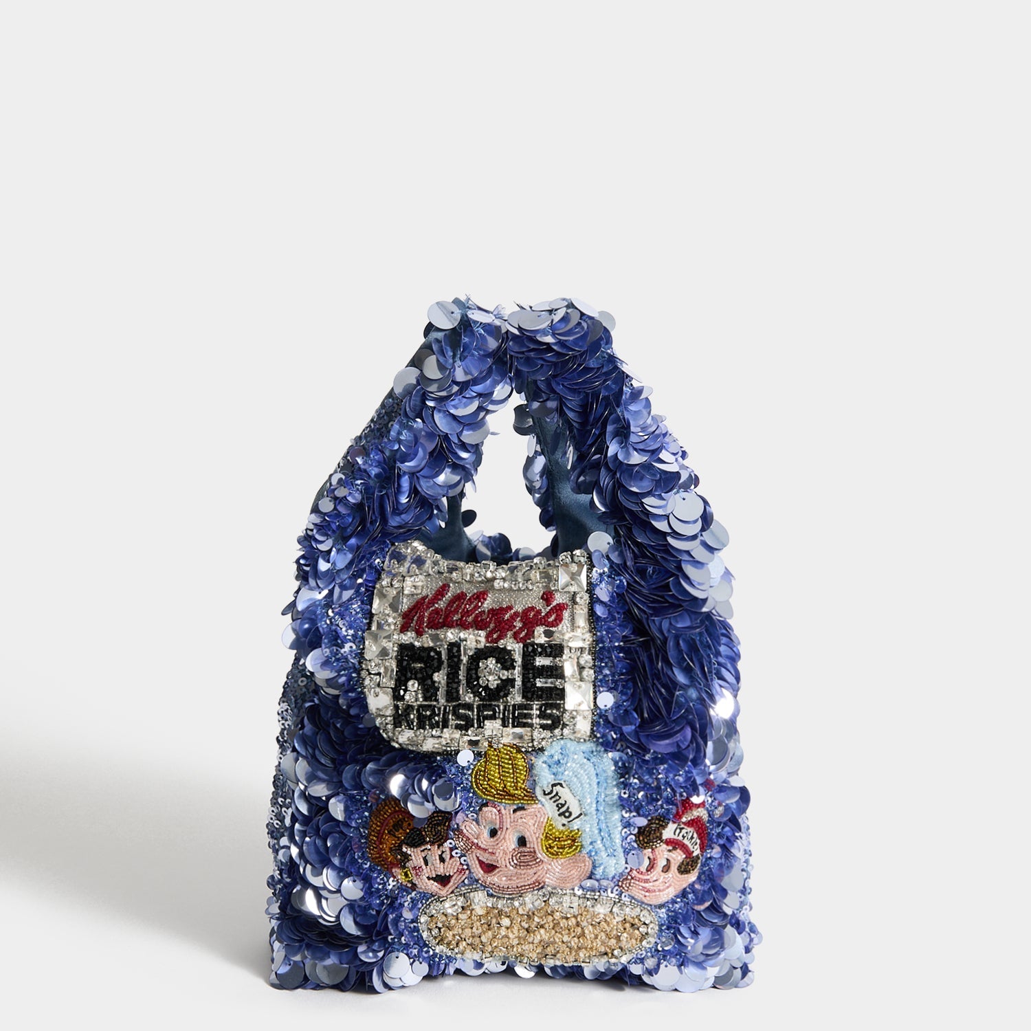 Anya Brands Rice Krispies Mini Tote -

          
            Recycled Satin in Sky Blue -
          

          Anya Hindmarch US
