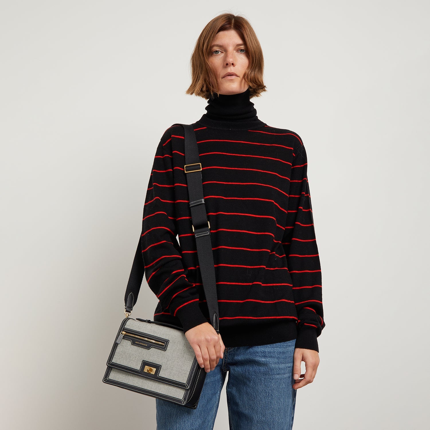 Pocket Cross-body -

                  
                    Mixed Canvas in Salt and Pepper -
                  

                  Anya Hindmarch US
