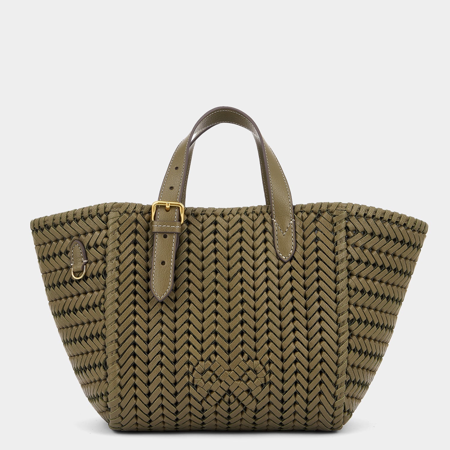 Neeson Small Square Tote -

                  
                    Capra Leather in Fern -
                  

                  Anya Hindmarch US
