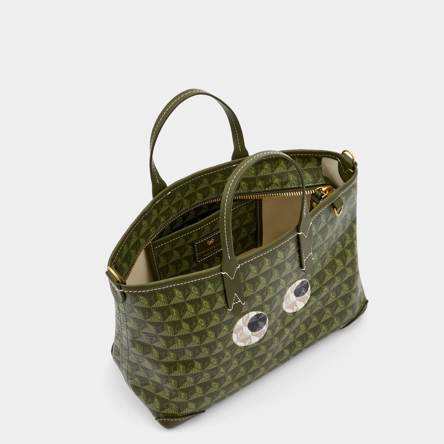 I Am A Plastic Bag XS Eyes Tote -

                  
                    Recycled Canvas in Fern -
                  

                  Anya Hindmarch US
