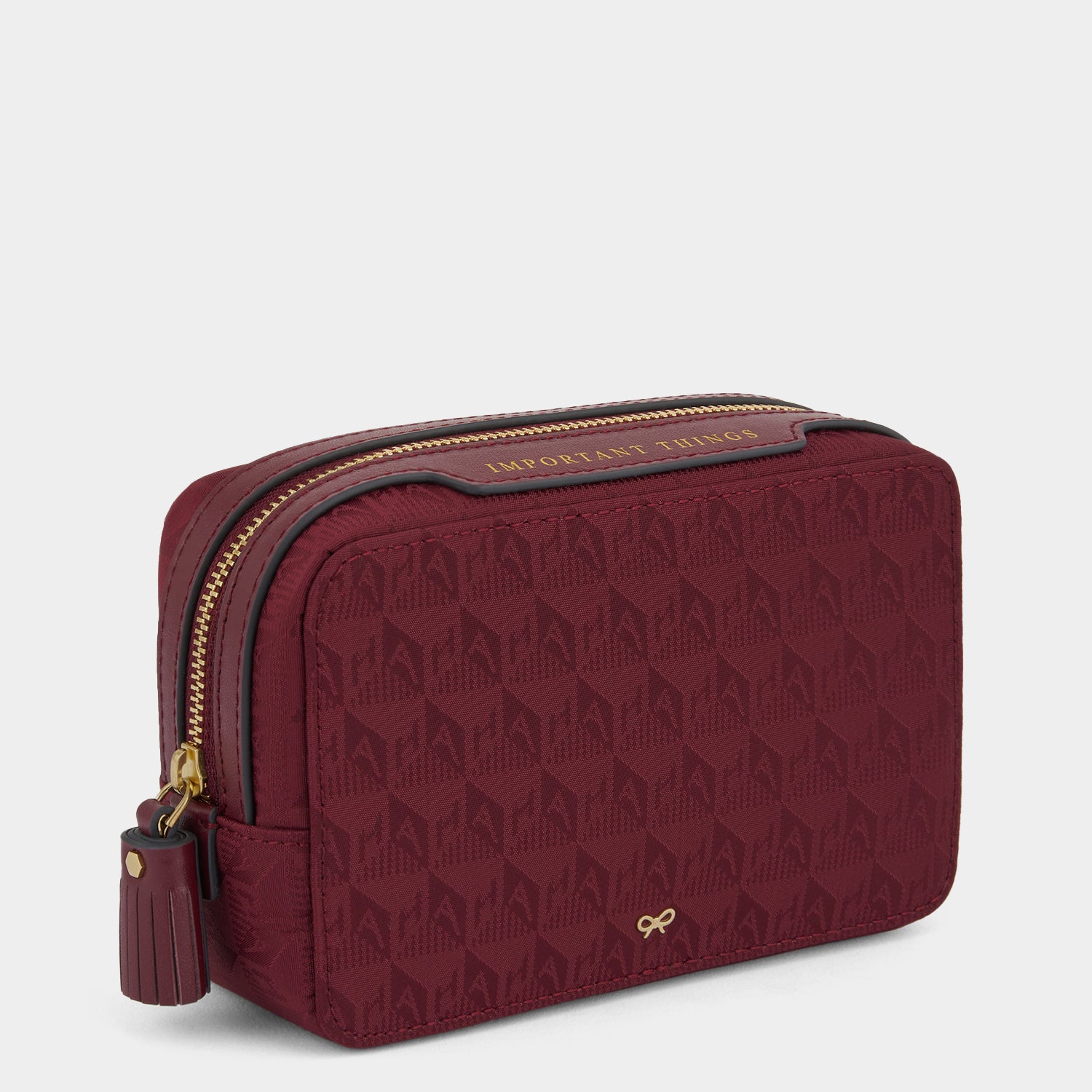 Logo Important Things Pouch -

          
            Jacquard Nylon in Medium Red -
          

          Anya Hindmarch US
