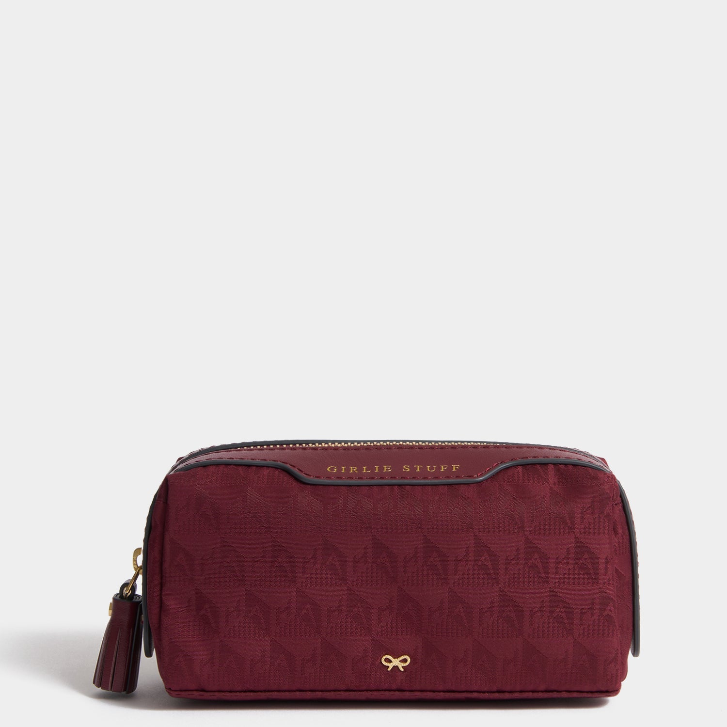 Logo Girlie Stuff Pouch -

          
            Recycled Nylon in Medium Red -
          

          Anya Hindmarch US
