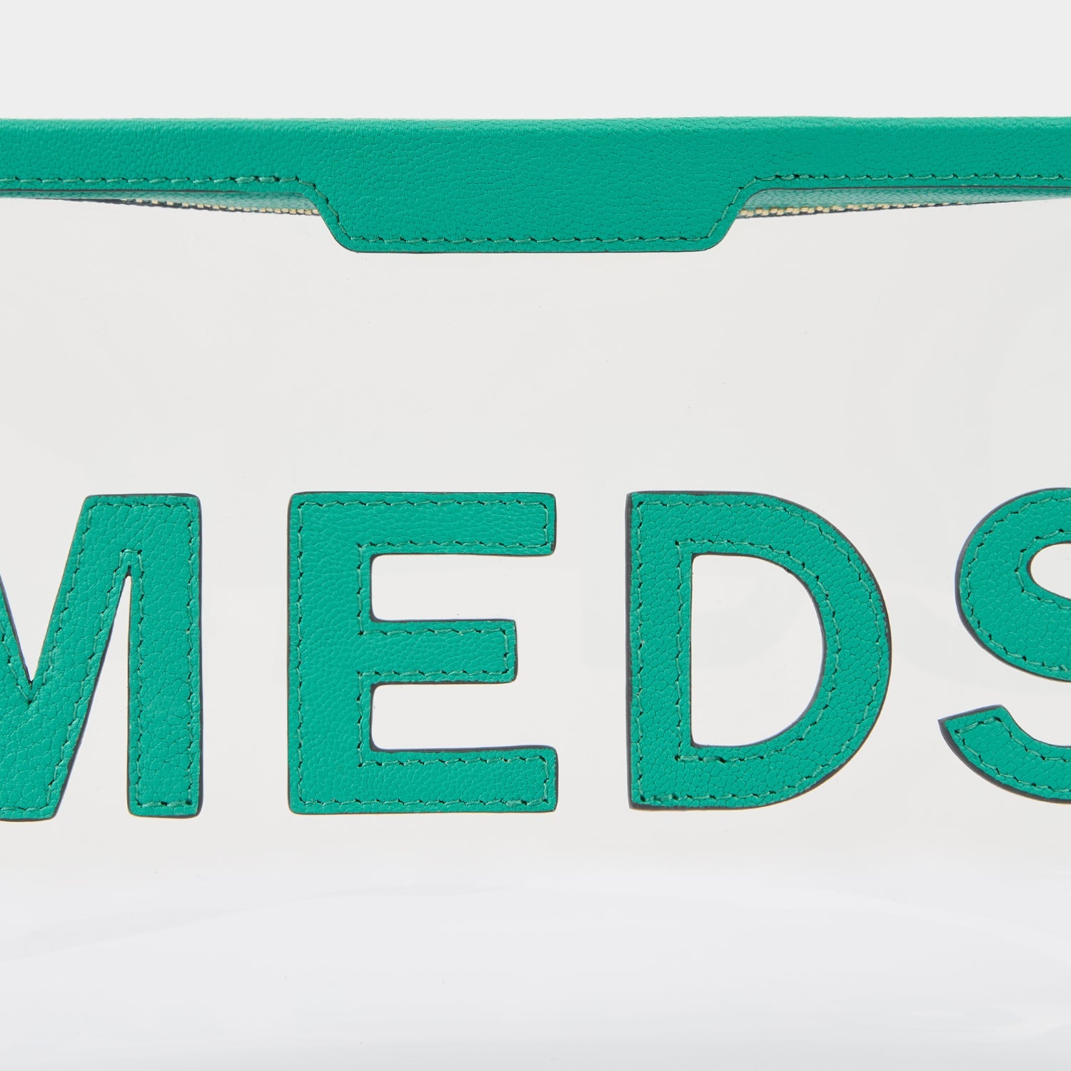 Meds Pouch -

                  
                    Capra in Clear/Arsenic -
                  

                  Anya Hindmarch US
