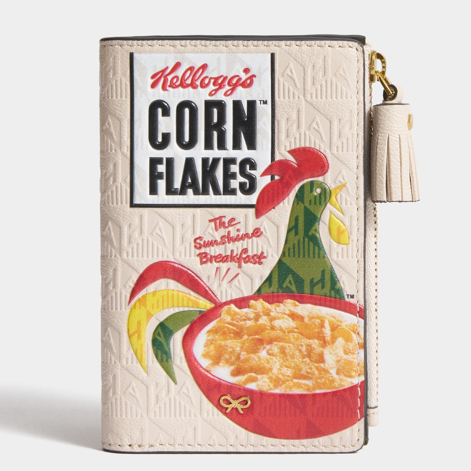 Anya Brands Corn Flakes Folding Wallet -

          
            Capra Leather in Olive -
          

          Anya Hindmarch US
