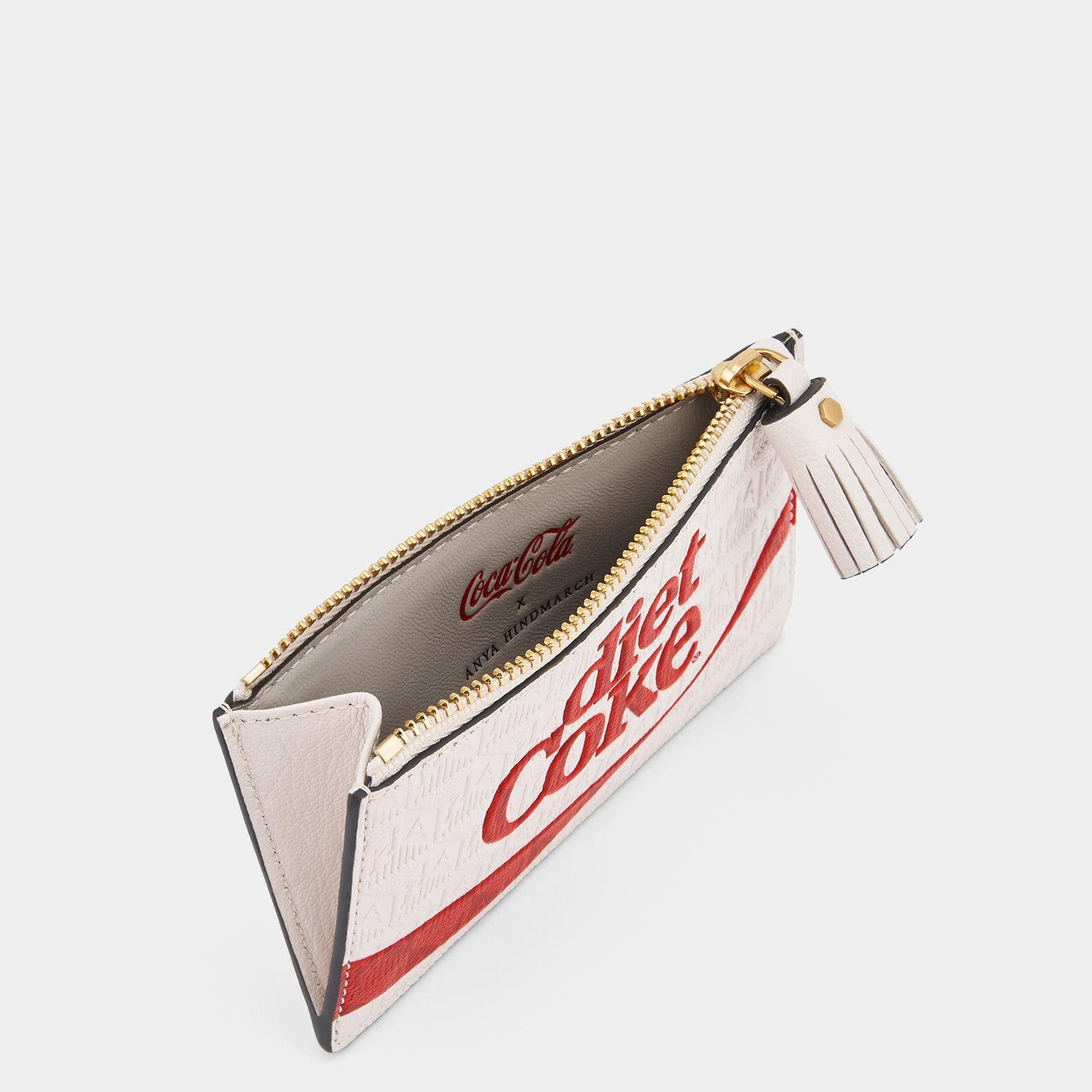 Anya Brands Diet Coke Zip Card Case -

                  
                    Capra Leather in Optic White -
                  

                  Anya Hindmarch US
