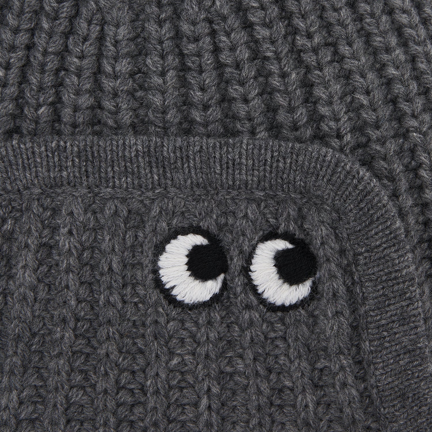 Eyes Wool Hat -

                  
                    Wool in Charcoal -
                  

                  Anya Hindmarch US
