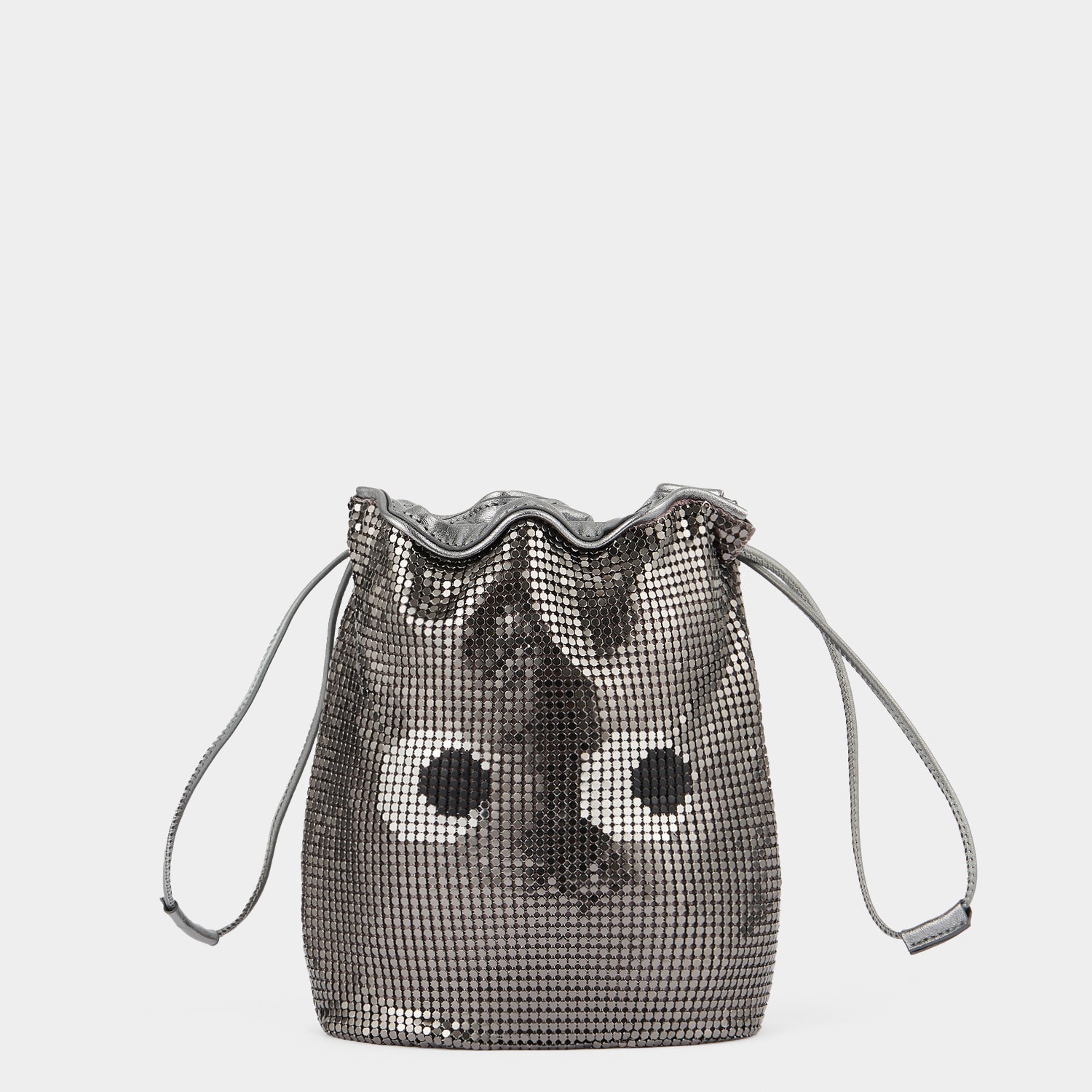Eyes Mesh Drawstring Pouch -

                  
                    Metal Mesh in Anthracite -
                  

                  Anya Hindmarch US
