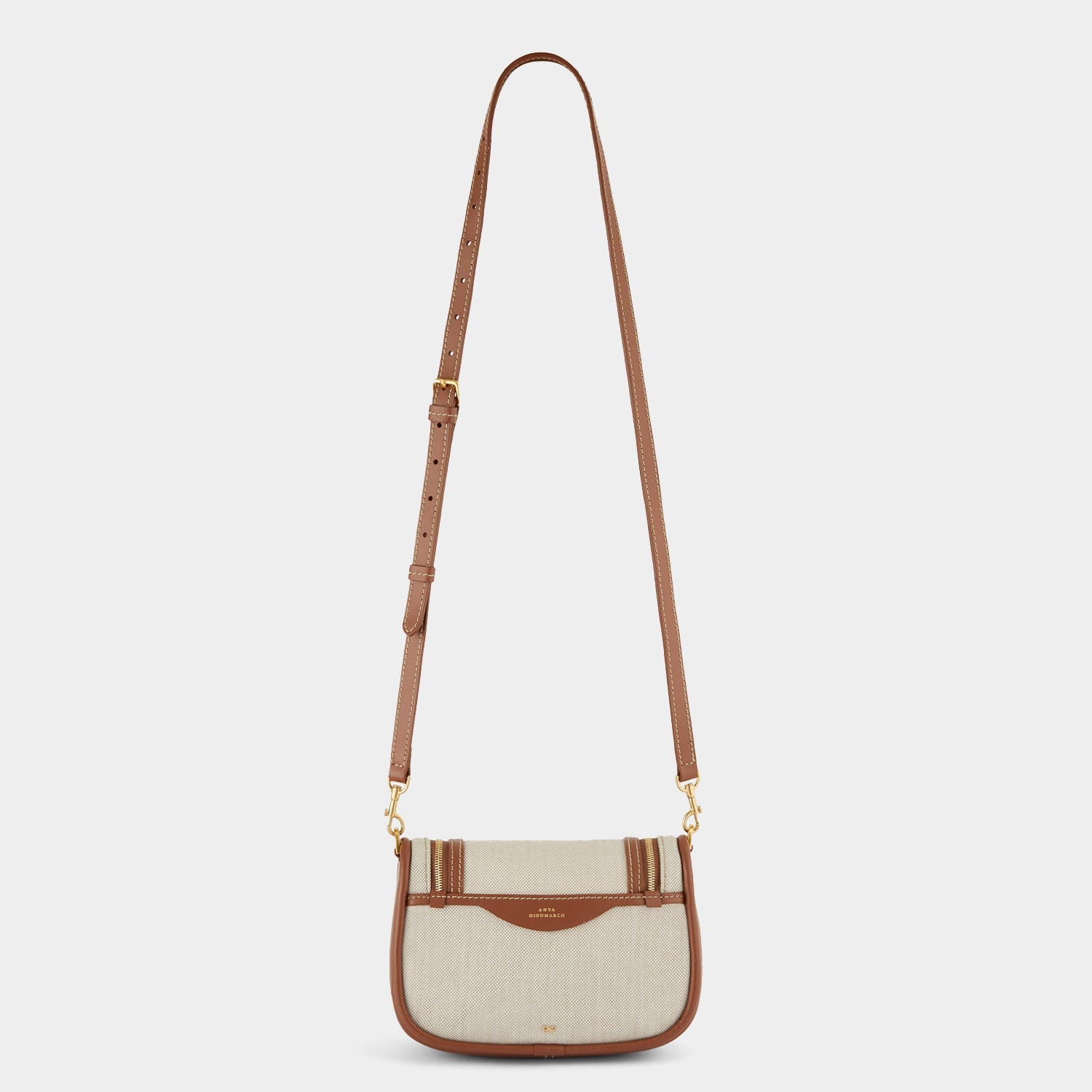 Vere Small Soft Satchel Cross-body -

                  
                    Mixed Canvas in Natural -
                  

                  Anya Hindmarch US
