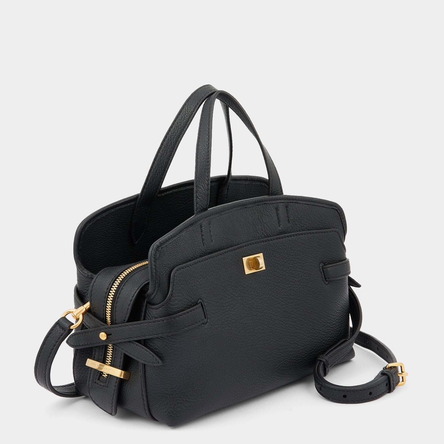 Small Wilson -

                  
                    Grain Leather in Black -
                  

                  Anya Hindmarch US
