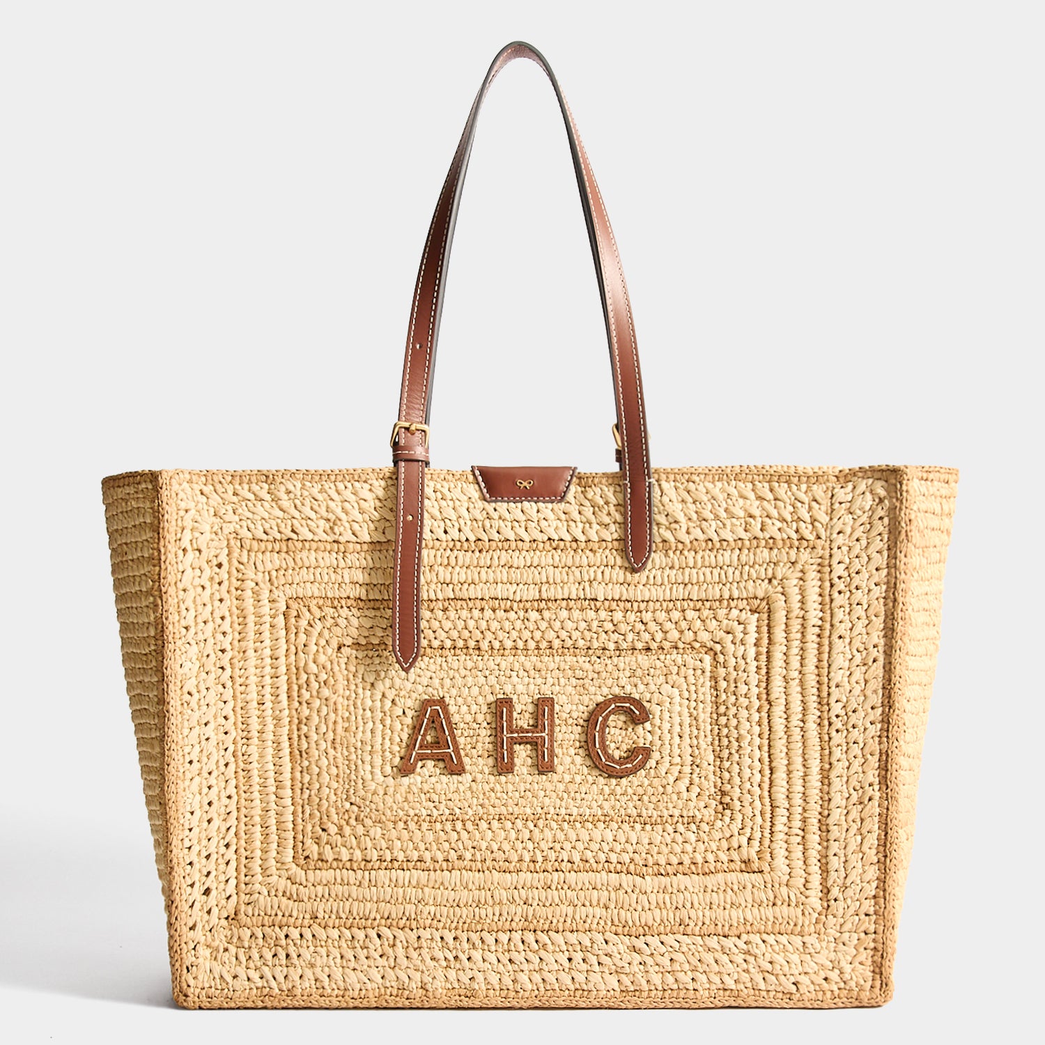 Raffia E/W Bow Tote | Anya Hindmarch US
