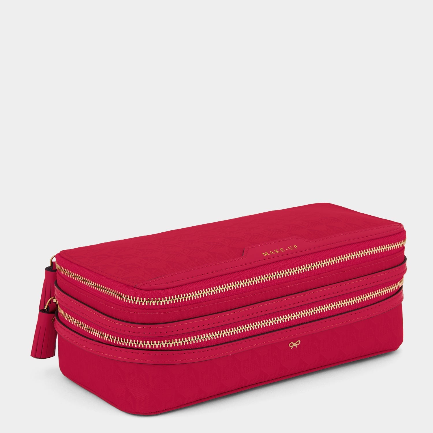 Logo Make-Up Pouch -

          
            Jacquard Nylon Up in Magenta -
          

          Anya Hindmarch US
