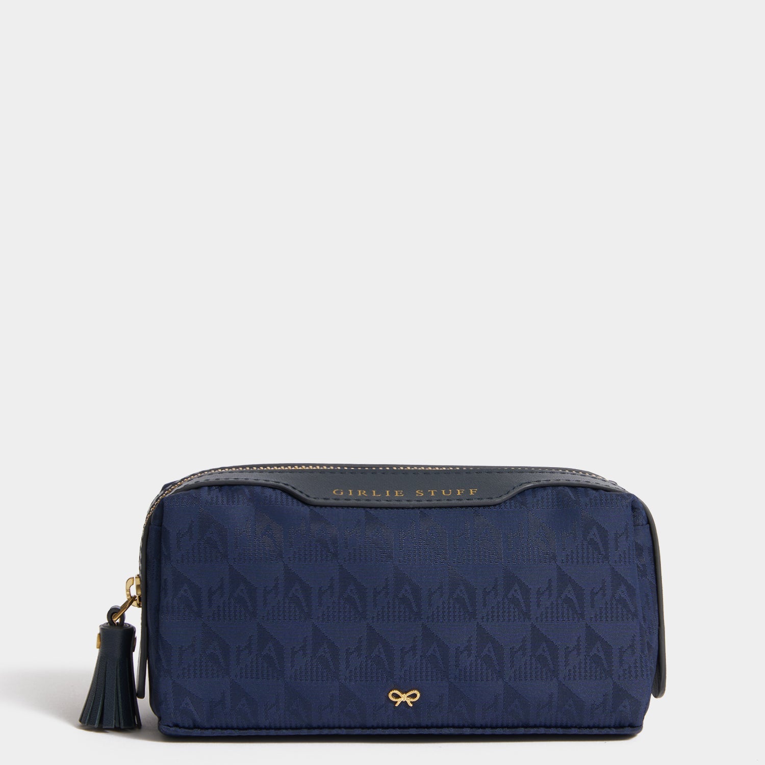 Logo Girlie Stuff Pouch -

          
            Recycled Nylon in New Marine -
          

          Anya Hindmarch US
