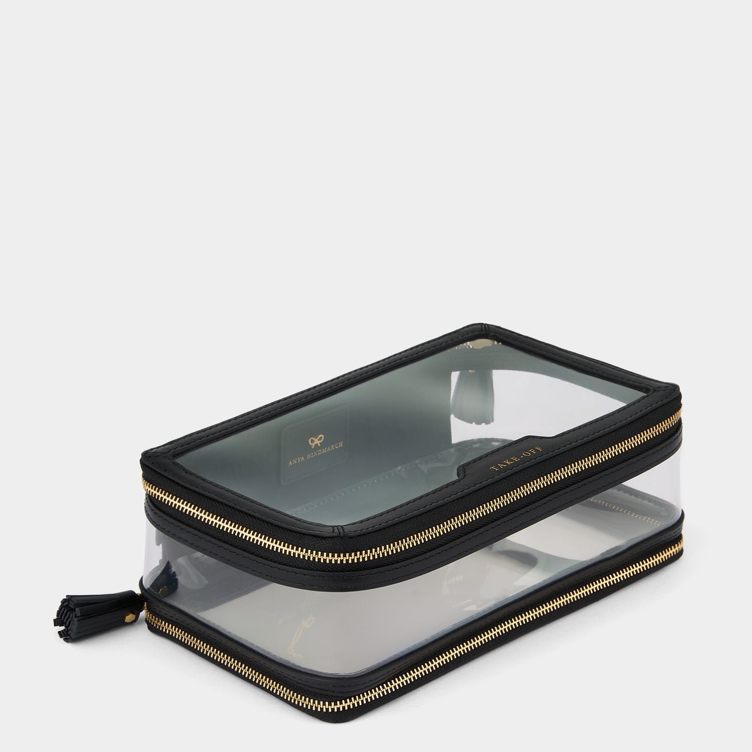 Logo In-Flight Case -

          
            Leather in Black/TPU in clear -
          

          Anya Hindmarch US
