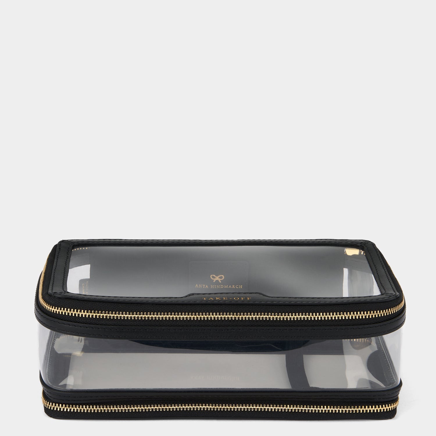 Logo In-Flight Case -

          
            Leather in Black/TPU in clear -
          

          Anya Hindmarch US
