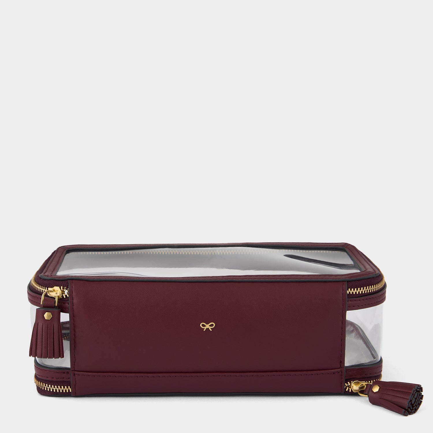 Logo In-Flight Case -

          
            Leather in Medium Red/TPU in Clear -
          

          Anya Hindmarch US
