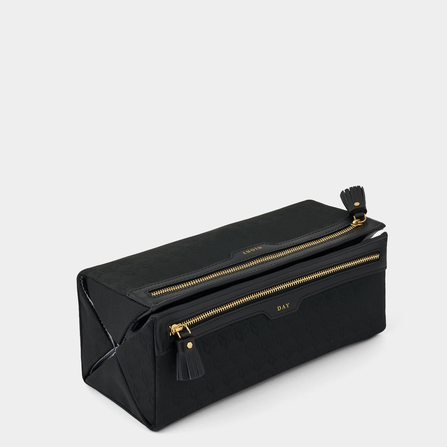Logo Night and Day Pouch -

                  
                    Recycled Nylon in Black -
                  

                  Anya Hindmarch US
