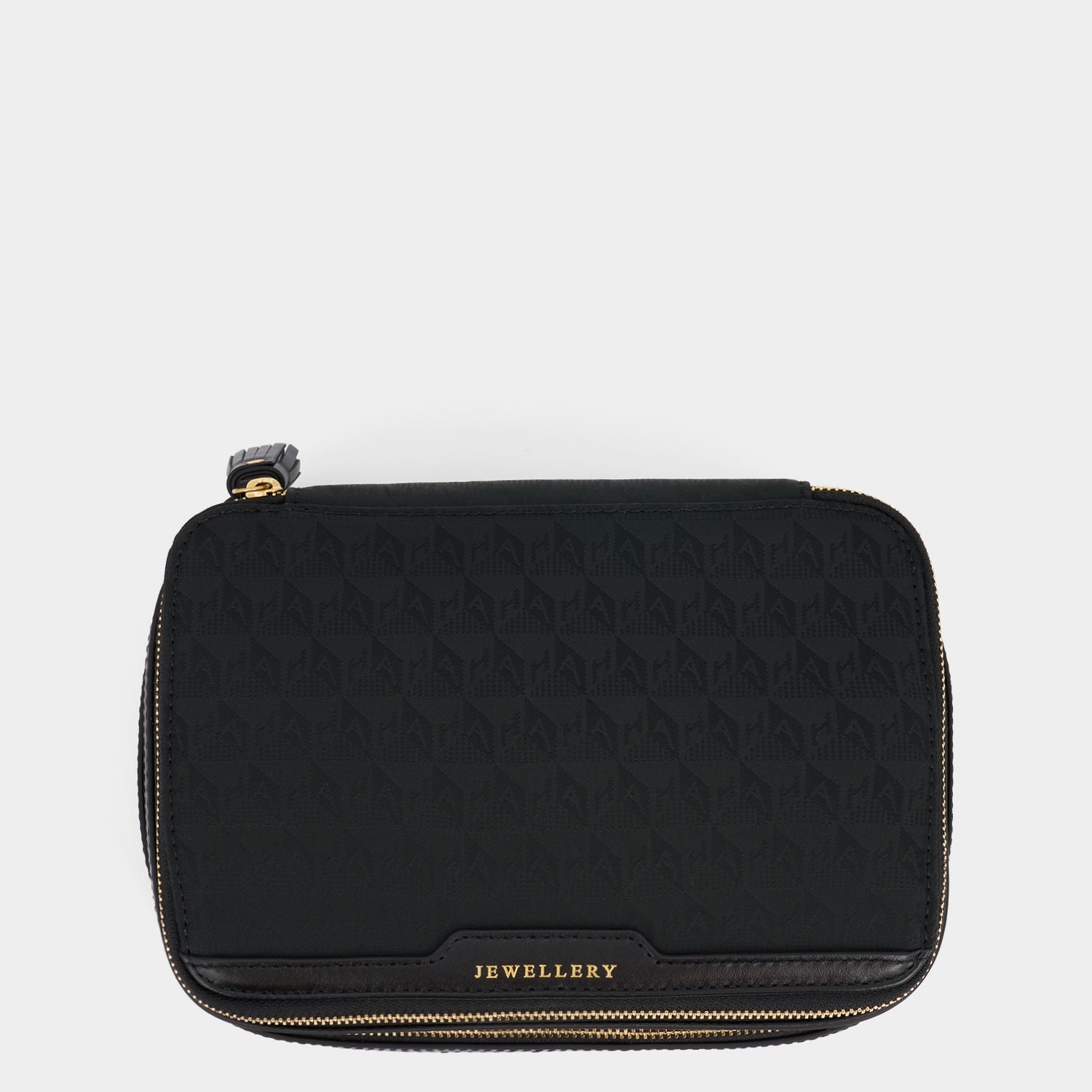 Logo Jewellery Pouch -

                  
                    Recycled Nylon in Black -
                  

                  Anya Hindmarch US
