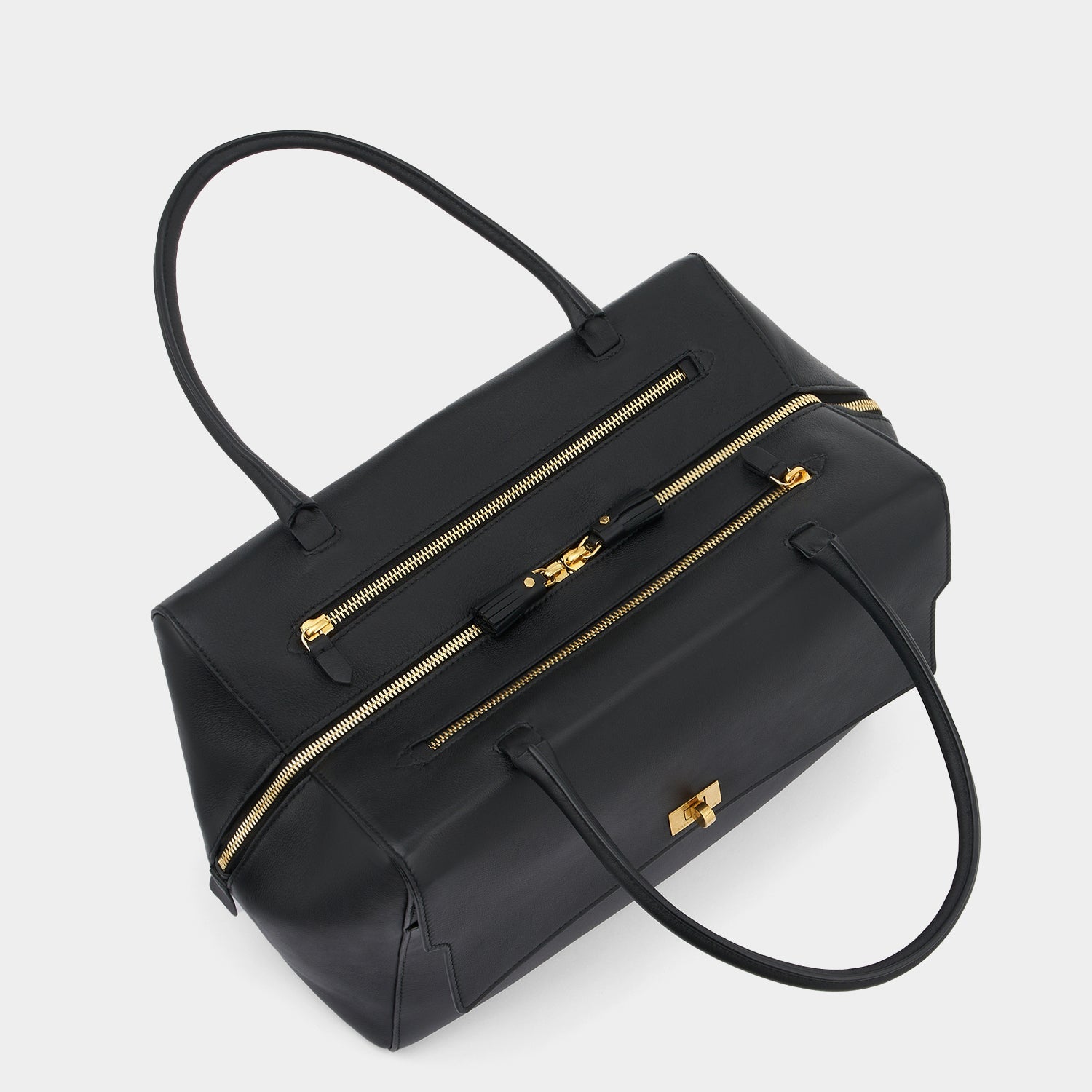 Seaton Top Handle -

          
            Calf Leather in Black -
          

          Anya Hindmarch US
