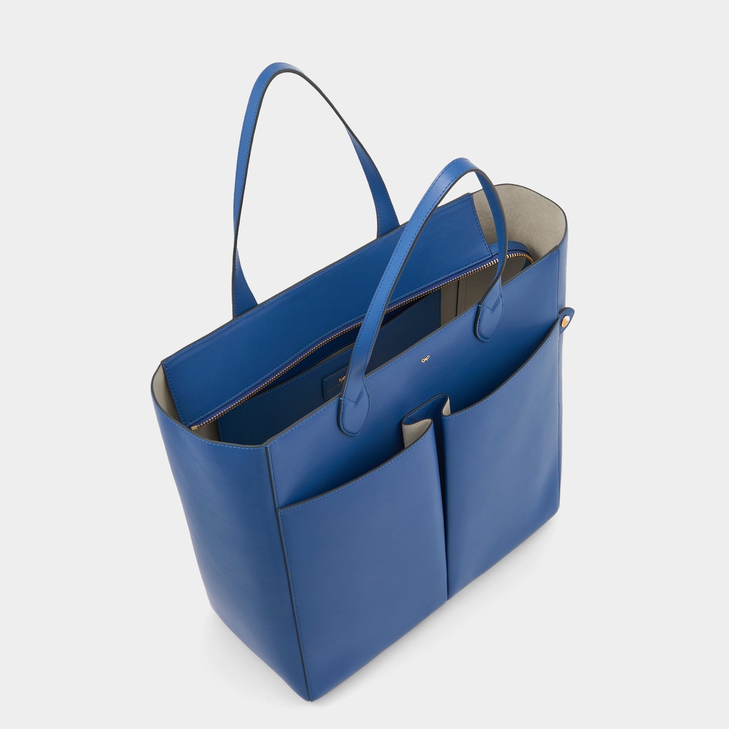 Nevis Tote -

          
            Smooth Leather in Blueberry -
          

          Anya Hindmarch US
