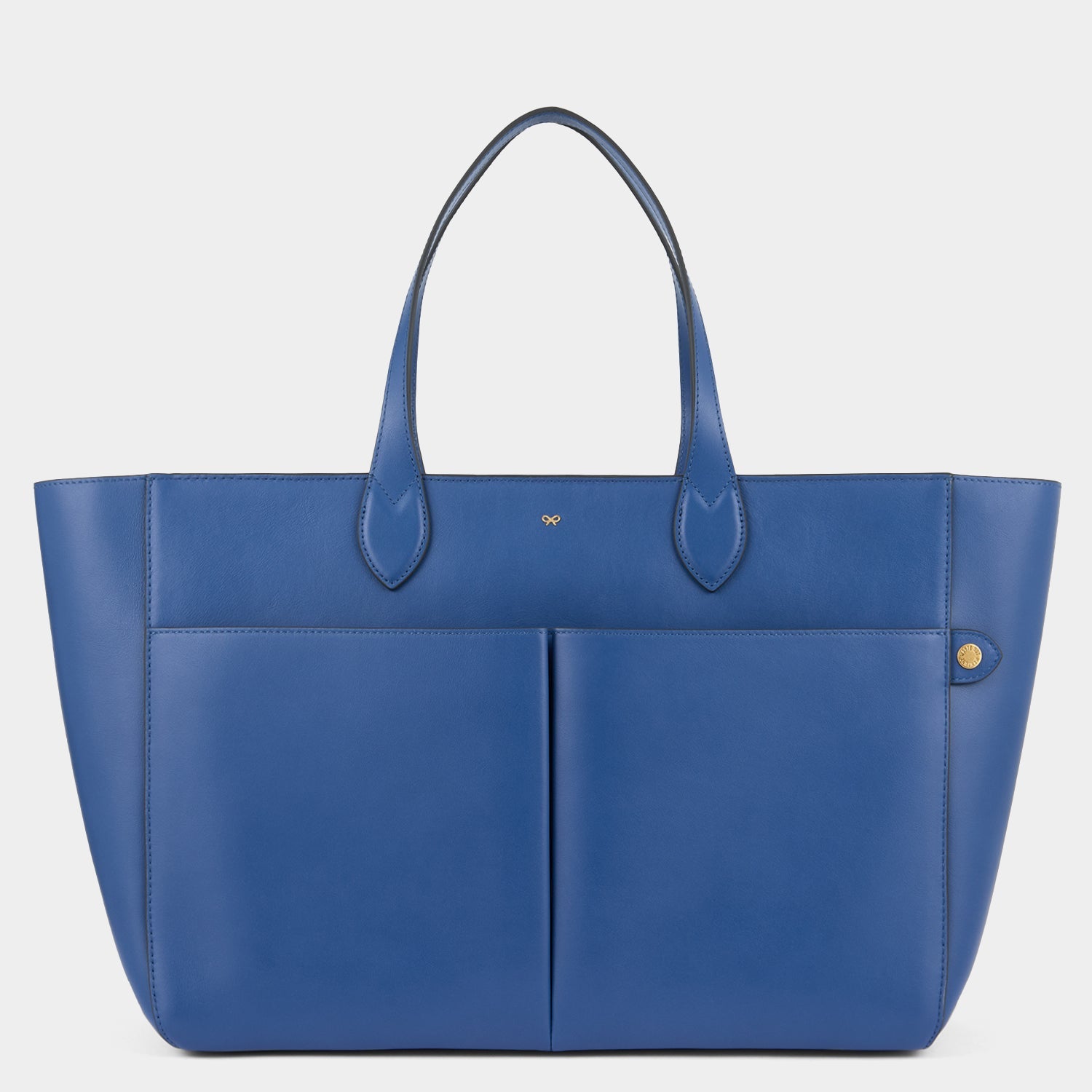 E/W Nevis Tote -

          
            Smooth Leather in Blueberry -
          

          Anya Hindmarch US
