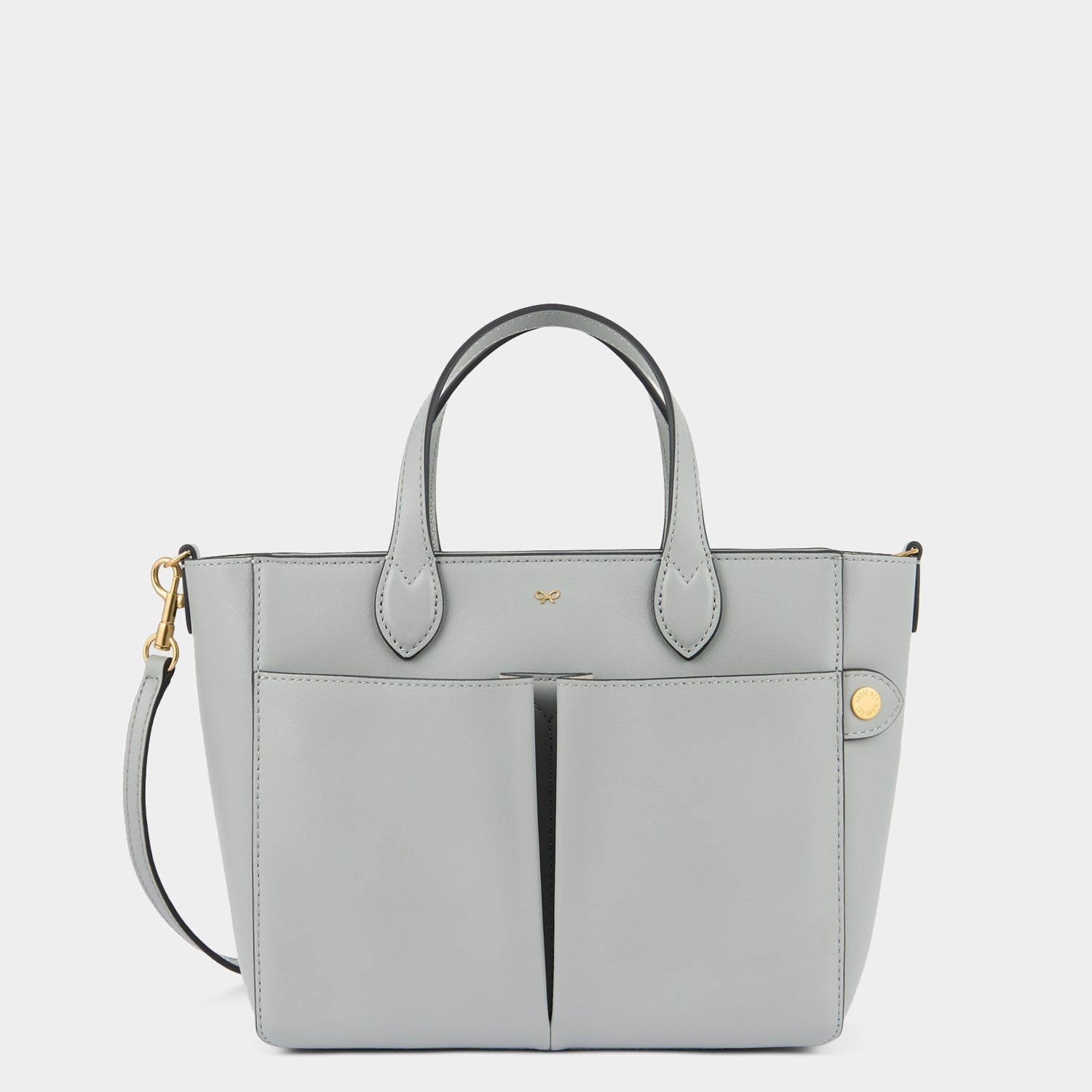 Nevis XS Tote -

          
            Smooth Leather in Light Blue -
          

          Anya Hindmarch US
