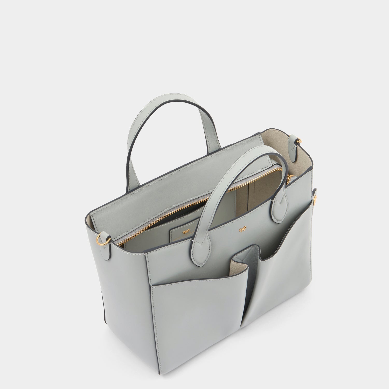 Nevis XS Tote -

          
            Smooth Leather in Light Blue -
          

          Anya Hindmarch US
